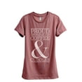 thumbnail image 1 of Thread Tank Proud Sponsor Of Coffee And Cuddles Women's Fashion Relaxed Crewneck T-Shirt Tee Heather Rouge 2X-Large, 1 of 1