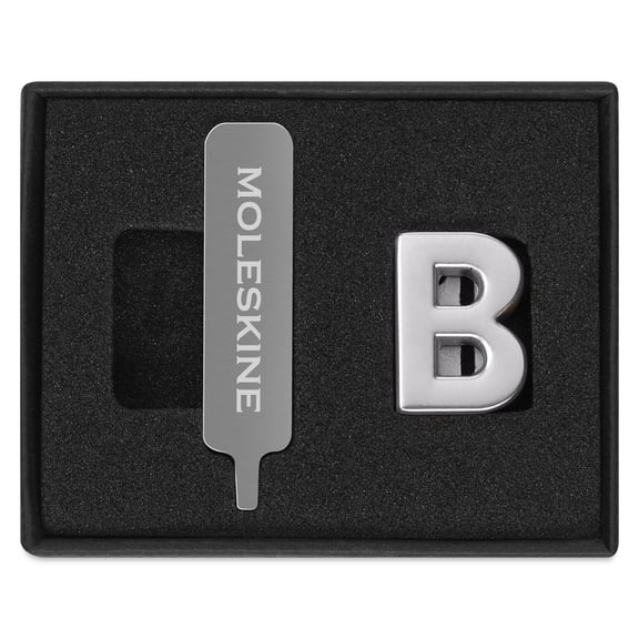 Moleskine Letter Series Notebook Pin - B