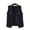 Black, variant on Cxenplz Women's Denim Jacket Buttoned Up Streetwear Sleeveless Crop Vest Jacket