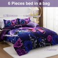 thumbnail image 2 of Bed in A Bag A Nice Night Galaxy Púrpura y Azul, 6 unidades, 2 of 7