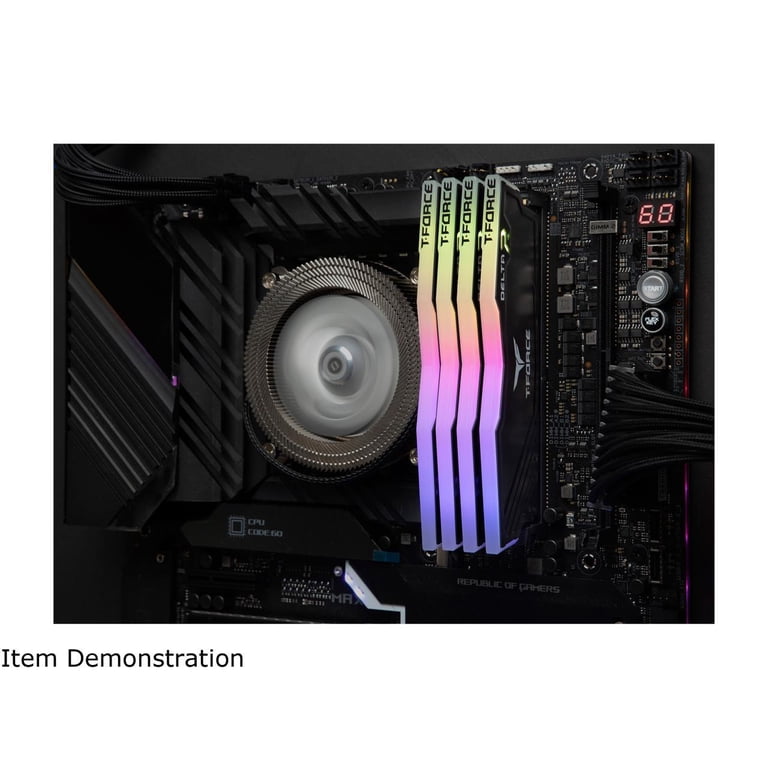 T-Force DELTA RGB DDR4 - 16GB (2x8GB) - DIMM 288-pin - 3200 MHz T-Force DELTA RGB DDR4 - 16GB (2x8GB) - DIMM 288-pin - 3200 MHz