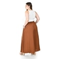 thumbnail image 3 of Pantalon tipo palazzo Roman Fashion /Tallas Extras, 2632 (Camel) cafe 38, 3 of 6