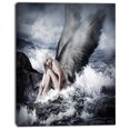 thumbnail image 2 of Design Art - Femme Blonde Aguichant avec Ange, 2 of 3