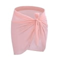 thumbnail image 2 of Inevnen Women Short Sarongs Beach Wrap Sheer Bikini Wraps Chiffon Cover Ups for Swimwear, 2 of 8