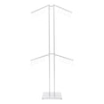 thumbnail image 5 of ToppiJoy Four Arm Adjustable Handbag Rack Chrome Handbag Rack for Handbags Garments Store Display (Silver), 5 of 22
