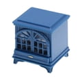 thumbnail image 1 of Bunblic 1/12 Maison de Poupée Cheminée Miniature Vintage avec LED Maison de Poupée Accessoires de Décoration Mini Cheminée pour Maison de Poupée Accessoires Bleu, 1 of 8