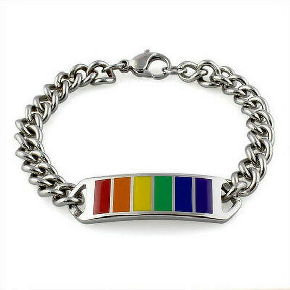 Pride Shack - Gay Rainbow Flag Bracelet / Lesbian Gay Pride Bracelet Wristlet