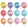 thumbnail image 2 of 1pc 18 Pulgadas Globos De Papel De Aluminio De Caramelo Colorido Globo De Helio Lollipop Baby Shower Cumpleaños Boda Fiesta Suministros Decoración Juguetes Para Niños, 2 of 4