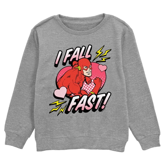 Boy's Justice League I Fall Fast Sweatshirt