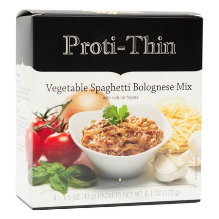 Proti-Thin - Vegetable Spaghetti Bolognese - Low Calorie - Low Fat - Quick Delicious Meal -
