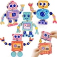 thumbnail image 1 of Robot de juguete FQKIOMY Montessori de madera para niños de 3 a 5 años, 1 of 7