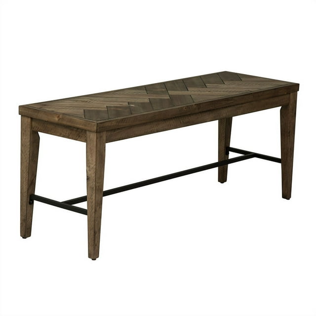 Liberty Furniture Modern Horizons Light Brown Wood Bench (RTA)