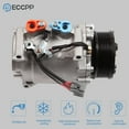 thumbnail image 2 of ECCPP AC Compressor with Clutch Replacement for CO 10849T for A-cura TSX 2.4L 2004-2008, 2 of 4