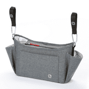 Diono Buggy Buddy XL Universal Stroller Organizer with Cup Holders, Gray