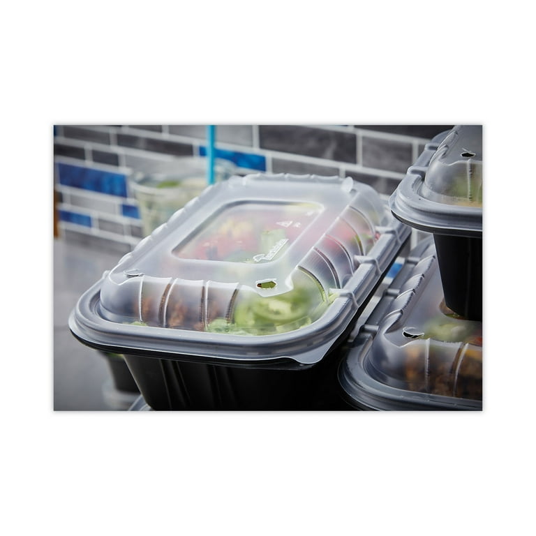 EarthChoice Entree2Go Takeout Container, 32 oz, 8.66 x 5.75 x 2.72, Black, Plastic, 300/Carton EarthChoice Entree2Go Takeout Container, 32 oz, 8.66 x 5.75 x 2.72, Black, Plastic, 300/Carton