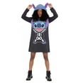 thumbnail image 3 of Stitch Girls Cosplay Hoodie Dress with Long Sleeves, Sizes 4-18, 3 of 13