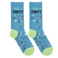 thumbnail image 2 of Cool Socks – I Like It Dirty Novelty Crew Socks – Size Medium – Men’s 6–8 / Women’s 7–10 – Comfy, 2 of 6