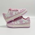 thumbnail image 3 of Zapatillas De Skate Con Cordones Y Gráficos De Estrella Para Mujer, Zapatos De Plataforma Con Parches De Suela Gruesa, Zapatillas Casuales Ligeras, 3 of 4