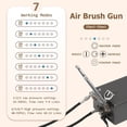 thumbnail image 7 of Kit with Air Compressor, 55PSI High  Air Brush Kit with Accessories Dual-Action Multi-Function  Set for Painting, Modeling, Nails, , Makeup, Crafts & Cake Decor, 7 of 7