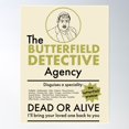 thumbnail image 2 of The Brian Butterfield Detective Agency - Disguise A Speciality Poster Wall Art, Modern Wall Decor For Living Room Bedroom, 12x18 UNFRAMED, 2 of 3
