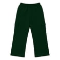 thumbnail image 4 of Boys Girls Sweatpants Straight Wide Leg Baggy Pants Kids Open Bottom Athletic Basic Casual Trousers Fall Winter Clothing 5-16Y, 4 of 10