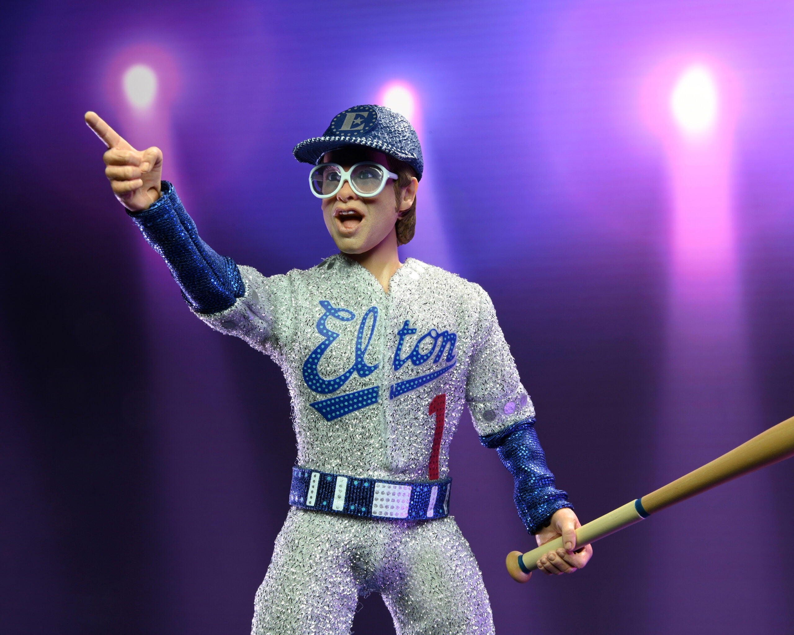 NECA Elton John Live 1975 8IN Clothed AF　並行輸入 NECA Elton John Live in 75 Deluxe Action Figure with Stage Costume