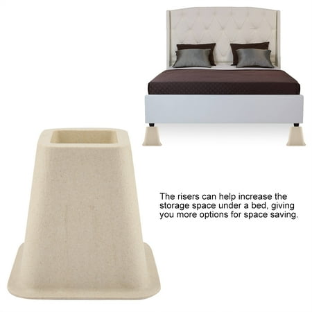 Imitation Porcelain Furniture Raisers Set Of 4 For Bed Chair Desk Table Chair Raisers Bed Lifters