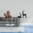 thumbnail image 2 of Adorno De Caballero Reno Acrílico, Centro De Mesa, Figura De Ciervo De Resina, Decoración Del Hogar, Escultura De Regalo Impermeable Para Sala De Estar Y Estudio., 2 of 8