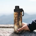 thumbnail image 7 of Pofeuu Golden Horned White Dragon Print 18oz Sports Insulated Kettle Stainless Steel Vacuum Water Bottle Leakproof Sport Flask, 7 of 7