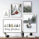 thumbnail image 2 of Póster estético de decoración navideña, carteles e impresiones de alce de bosque de invierno de Navidad, decoración nórdica para el hogar, arte de pared, pintura en lienzo, 2 of 4