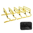 thumbnail image 2 of 5 Pieces Agility Hurdles Speed Training Athletic Equipment Adjustable Height PVC for Football Soccer Athletes, 2 of 9