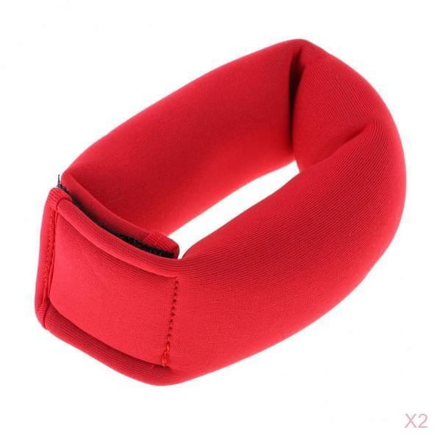 Pesas de Neopreno Sunnimix para Muñeca y Tobillo Color Rojo