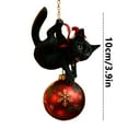 thumbnail image 3 of Cute Cat Christmas Tree Ornament,3.9" Festive Feline Fun for Your Tree,2025 New Year Gifts for Pet Lovers,Warm Cats Ornament Hanging Decor Indoor Outdoor,1PCS(I), 3 of 3