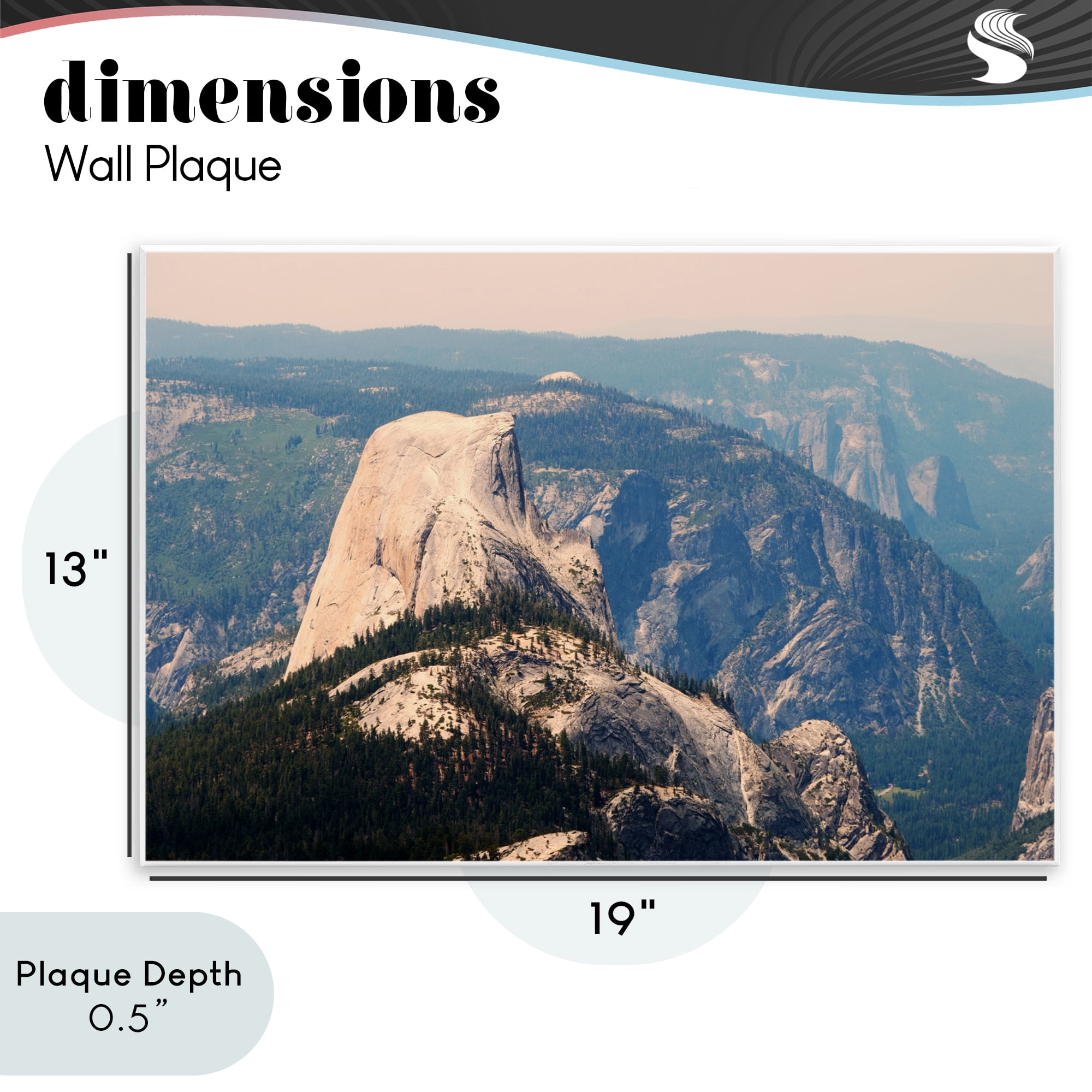 Stupell Industries Granite Monolith Above Forest Wall Plaque Art, design by Gemma Bardot