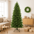 thumbnail image 6 of Artificial Pencil Christmas, Premium Hinged Pine Tree with Solid Metal Legs, Perfect for Home, Shops and Holiday Decoration, 6 of 8