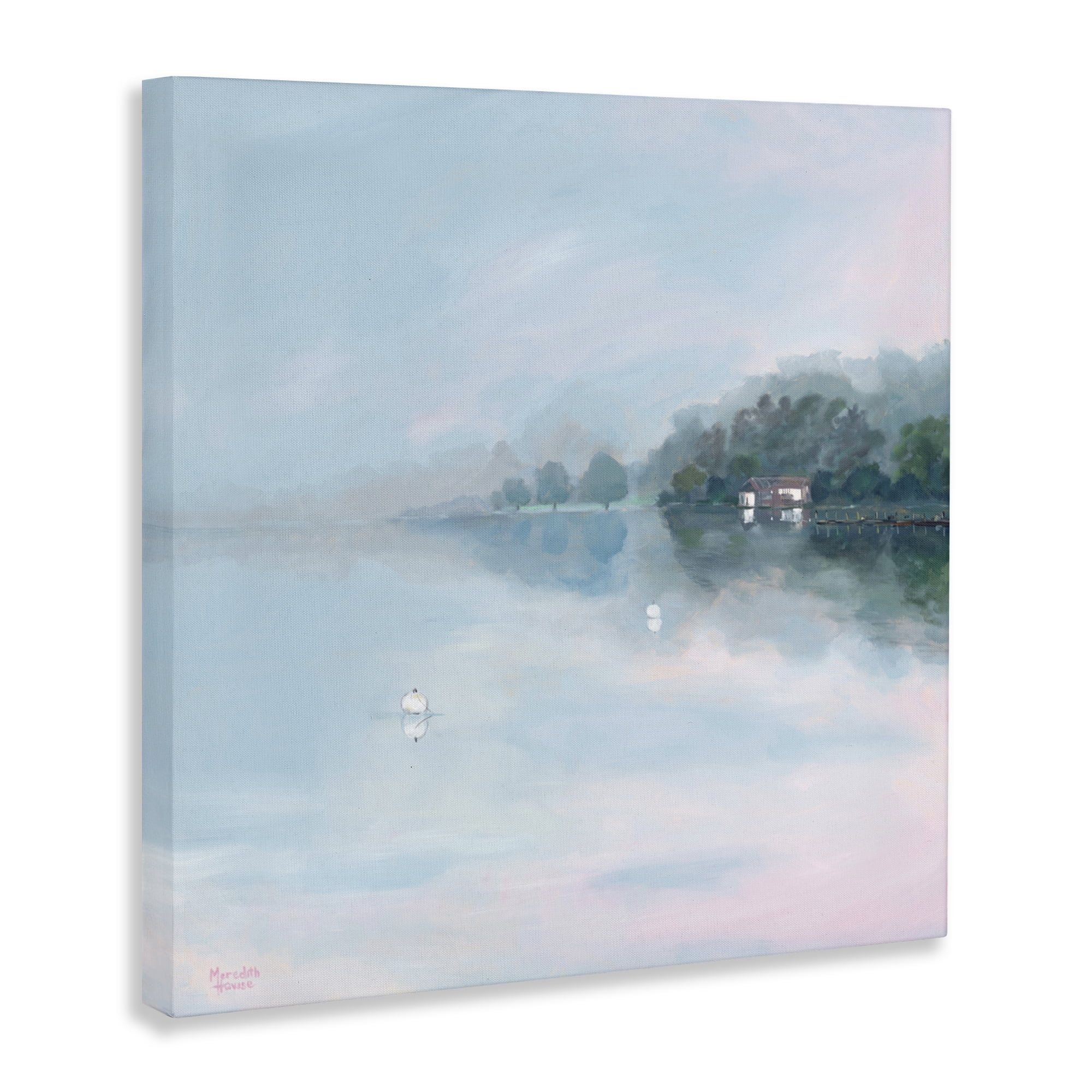 Stupell Industries Morning at Lake Windermere Canvas Wall Art, design by Meredith Howse