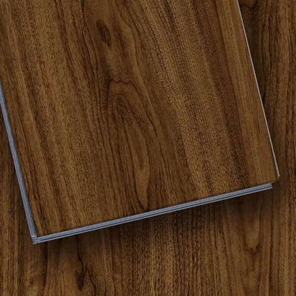 SPC Click Lock Luxury Vinyl Flooring Plank | 21.4 Sq.Ft | Thick 5 mm | Wood Floating LVP Floor Tile| 100% Waterproof |Rigid Core|Use for Indoor/Commercial/Office | (Walnut)