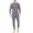 Gray, variant on Xuniizn Thermal Underwear for Men, Fleece Lined Long Johns Base Layer Top & Bottom Set, Stretchy Soft Cozy Warm Breathable Sleepwear, L-4XL