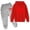 Pink, variant on lnmuld Girls Outfits 2 Piece Boys Autumn Winter Hooded Pullover and Pants Set Casual Printed Long Sleeve Outfit for Kids Cozy Jogger Solid Color Size:4-5 Years