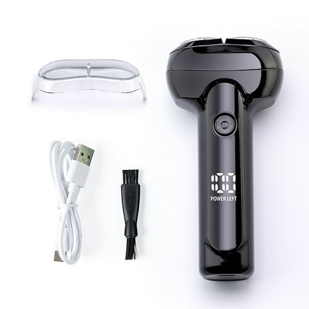 Caja de regalo para afeitadora, mini afeitadora digital para hombres, afeitadora portátil de viaje para coche.
