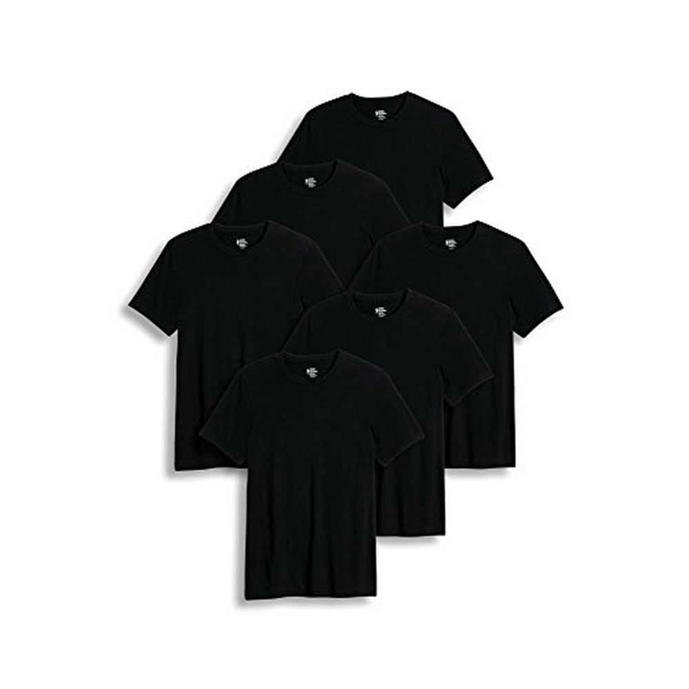 Jockey Jockey Men's TShirts Classic Crew Neck 6 Pack, black, 2XL