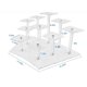 thumbnail image 3 of Expositor de figuras de acción de 3 mm, caja transparente decorativa con forma trapezoidal. blanco, 3 of 5