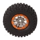 thumbnail image 3 of Neumático RC Goma Resistente al Desgaste Reemplazo Flexible Estable Neumático de Repuesto RC para SCX24 RC Accesorios para Coche Naranja Gris, 3 of 12