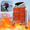 thumbnail image 1 of Sudaderas con capucha con calefacción USB Hombres Mujeres Ropa de calle de manga larga Abrigos sueltos Cálido USB recargable 3 niveles de calor, 1 of 8