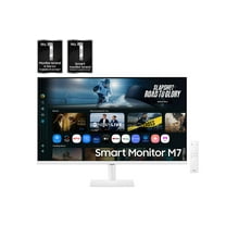 Samsung 32-in Smart Monitor M7 M70F 4K Samsung Vision AI - White - LS32FM703UNXZA
