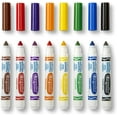 thumbnail image 2 of Crayola Washable Markers, Broad Point, Classic Colors, 8/Pack 58-7808, 2 of 6