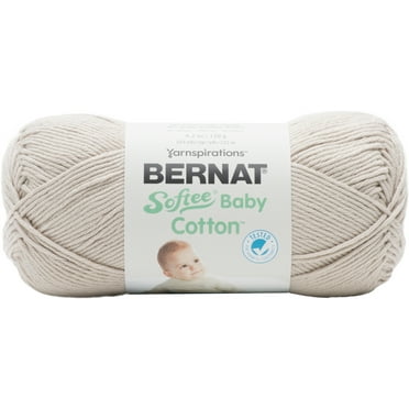 Spinrite Bernat Softee Baby Cotton Yarn - Feather Gray, 1 Pack of 3 Skein