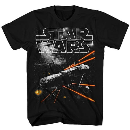 - Star Wars Boys Big Boys T-Shirt, Black, Medium
