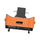 thumbnail image 4 of Organizador de reposacabezas para asiento trasero de coche con ganchos para la mayoría de los vehículos. Universal y versátil. Naranja, 4 of 8