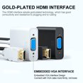 thumbnail image 4 of HDMI to VGA Adapter, Gold Plated Mini HDMI to VGA(Male to Female) 1080p Video Converter Adapter with 3.5mm Audio, 4 of 11